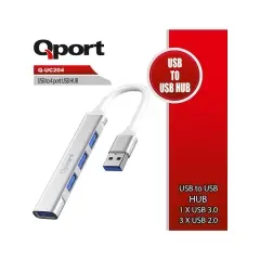 QPORT Q-UC204 USB TO 4 PORT USB ÇOKLAYIC
